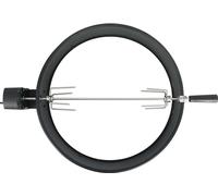 vidaXL BBQ Rotisserie Ring Set 57 cm noir