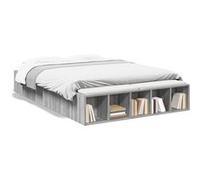 vidaXL Cadre de lit sans matelas Sonoma gris 120x200 cm