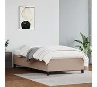 vidaXL Bedframe kunstleer cappuccinokleurig 80x200 cm347220 Marron G