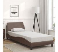 vidaXL Bedframe met hoofdbord kunstleer bruin 80x200 cm373080 Marron G