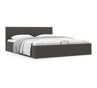 VIDAXL Cadre de lit avec rangement - Tissu 160x200 cm