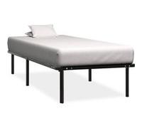 vidaXL Bedframe metaal zwart 100x200 cm284679 Noir G