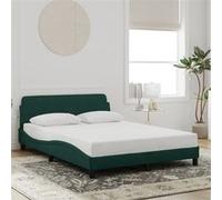Bedframe zonder matras 120x200 cm fluweel donkergroen373155