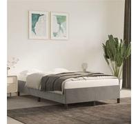 VidaXL Cadre de lit 120x200 cm - Gris clair