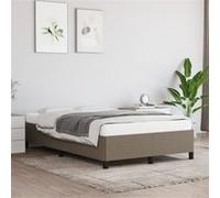 vidaXL Bedframe zonder matras 120x200 cm stof taupe347054 Taupe G