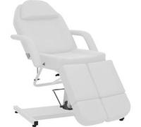 vidaXL Chaise cosmétique similicuir blanc 180x62x78 cm