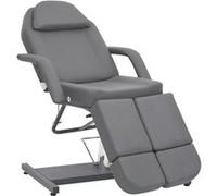 vidaXL Chaise cosmétique similicuir gris 180x62x78 cm