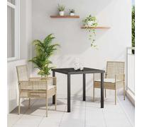 vidaXL Beige Label Rattan Standard Durable