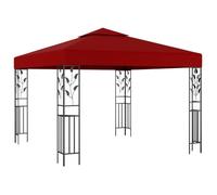 vidaXL Pavillon 3x3 m bordeaux