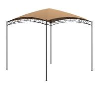 vidaXL Belvédère 3x3x2,65 m Taupe 180 g/m²
