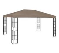 vidaXL Pavillon 4x3 m Taupe