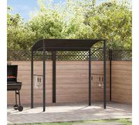 vidaXL Belvédère de barbecue 215x150 cm - Anthracite