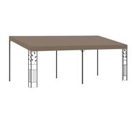 vidaXL Pavillon mural 6x3x2,5 m Taupe