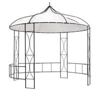 vidaXL Pavillon 300 x 290 cm Blanc Rond