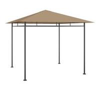vidaXL gazebo 3x3x2,7 m Taupe 180 g/m²