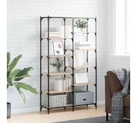 vidaXL Bibliothèque 100x32x170 cm Chêne Sonoma et Fer