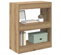 vidaXL Bibliothèque 2 Niveaux 60 x 30 x 72 cm Bois d'ingénierie