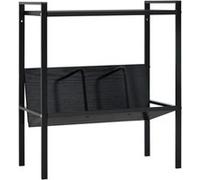 vidaXL Bibliothèque 2 niveaux Noir 52x28x59 cm bois d'ingénierie288230 Noir G
