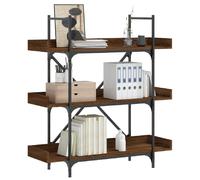 VidaXL Bibliothèque à 3 niveaux chêne marron 100x33x108,5 cm 837691 Marron G