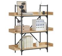 vidaXL Bibliothèque 3 niveaux chêne sonoma