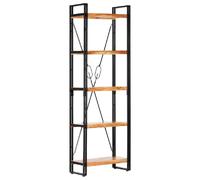 vidaXL Bibliothèque 5 niveaux Bois d'acacia