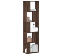 vidaXL Bibliothèque 5 niveaux chêne marron bois ingénierie