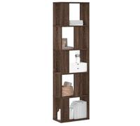 vidaXL Bibliothèque 5 Niveaux chêne Marron Bois ingénierie, étagère, étagère à Livres, Support de Livre, Armoire de Rangement, étagère de Rangement