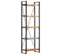 vidaXL Bibliothèque 5 niveaux 60x30x180 cm Bois solide de récupération