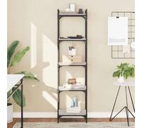 VidaXL Bibliothèque à 5 niveaux sonoma gris 40x30x154 cm 837640 Gris G