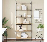 vidaXL Bibliothèque 6 niveaux chêne sonoma 76x32x192 cm 833946