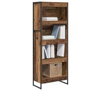 vidaXL Bibliothèque 60 x 30 x 155 cm Bois d'ingénierie Bois Ancien