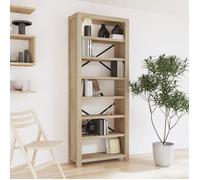 vidaXL Bibliothèque 7 niveaux 80 x 30 x 200 cm Bois solide d'acacia 345082