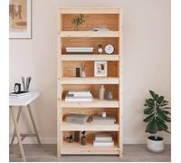 vidaXL Bibliothèque 80x35x183 cm Bois de pin massif 821694