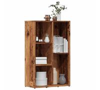 vidaXL Bibliothèque Vieux Bois 50x25x80 cm Bois d'ingénierie, bibliothèque, Armoire de Rangement, Support de Rangement, étagère, étagère à Livres