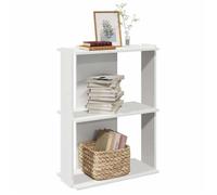 vidaXL Bibliothèque à 3 niveaux 60x30x80 cm Bois d'ingénierie Blanc