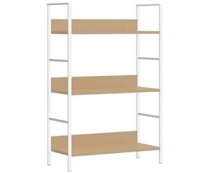 vidaXL Bibliothèque à 3 Niveaux chêne 60x27,6x90,5cm Bois d'ingénierie