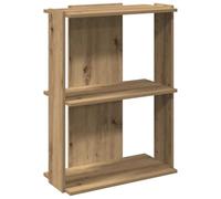 vidaXL Bibliothèque à 3 Niveaux chêne Artisanal 60x30x80 cm, étagère, étagère à Livres, étagère de Rangement, Armoire de Rangement, Support à Livres