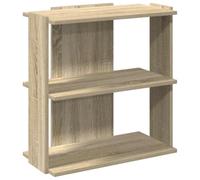 vidaXL Bibliothèque à 3 Niveaux chêne Sonoma 60x30x60 cm