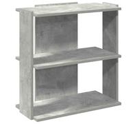 vidaXL Bibliothèque à 3 Niveaux Gris béton 60x30x60 cm Bois ingénierie