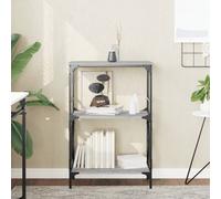 VidaXL Bibliothèque à 3 niveaux sonoma gris 59x35x90,5 cm 837615 Gris G