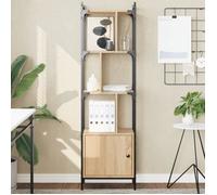 vidaXL Bibliothèque avec porte chêne sonoma 44,5x30x154,5 cm 833354