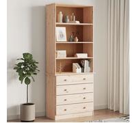 vidaXL Bibliothèque ALTA avec tiroirs 77x35x186,5 cm bois massif de pin