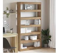 vidaXL Bibliothèque Chêne Artisanal 100 x 30 x 198 cm, autoportante