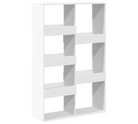 vidaXL Bibliothèque en bois d'ingénierie blanche 100×33×155,5 cm G
