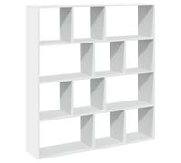 vidaXL Bibliothèque Blanc 132x29x141,5 cm Bois d'ingénierie, bibliothèque, étagère à Livres, étagère, Armoire de Rangement, étagère de Rangement