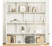 vidaXL Bibliothèque 132x29x141,5 cm Bois d'ingénierie Blanc