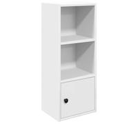 vidaXL Bibliothèque 31x24x77 cm – Bois d'ingénierie, Blanc, Étagère à livres