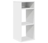 vidaXL Bibliothèque Blanc 34x31x80 cm Bois d'ingénierie, Armoire de Rangement, étagère de Rangement, unité de rayonnage, étagère à Livres