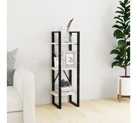 vidaXL Bibliothèque Blanc 40x30x105 cm Bois de pin massif