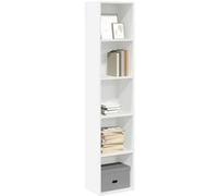vidaXL Bibliothèque blanc 40x30x189 cm bois d'ingénierie 857885